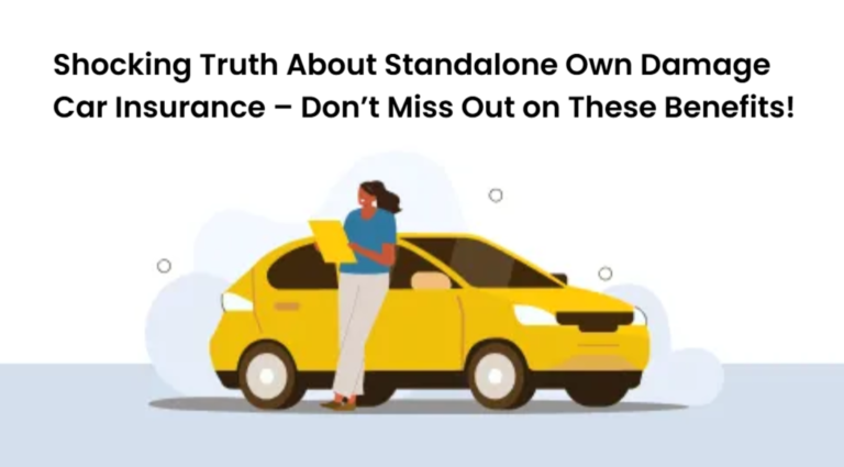 Standalone Own Damage Car Insurance